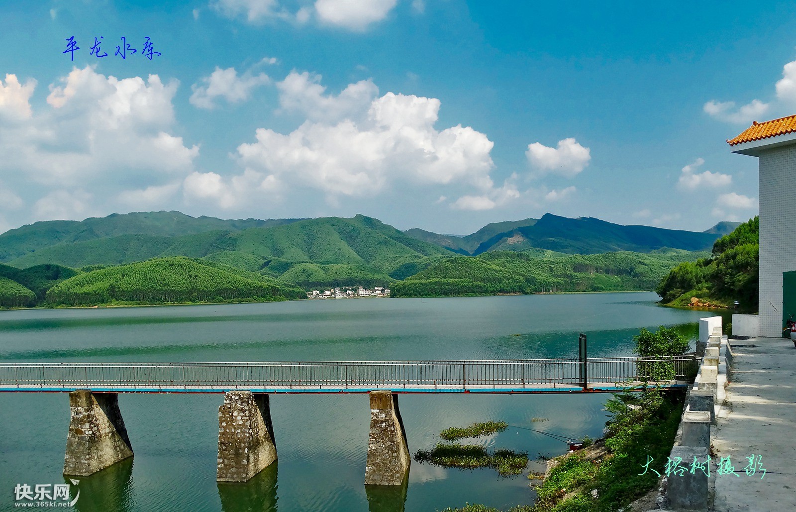 平龙水库夏日的风光